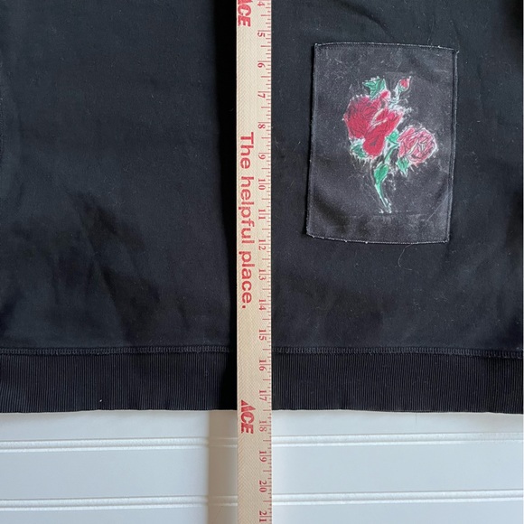 SAINTS X SINNERS Rose Patch Sweatshirt - Size Medium - Picture 6 of 6